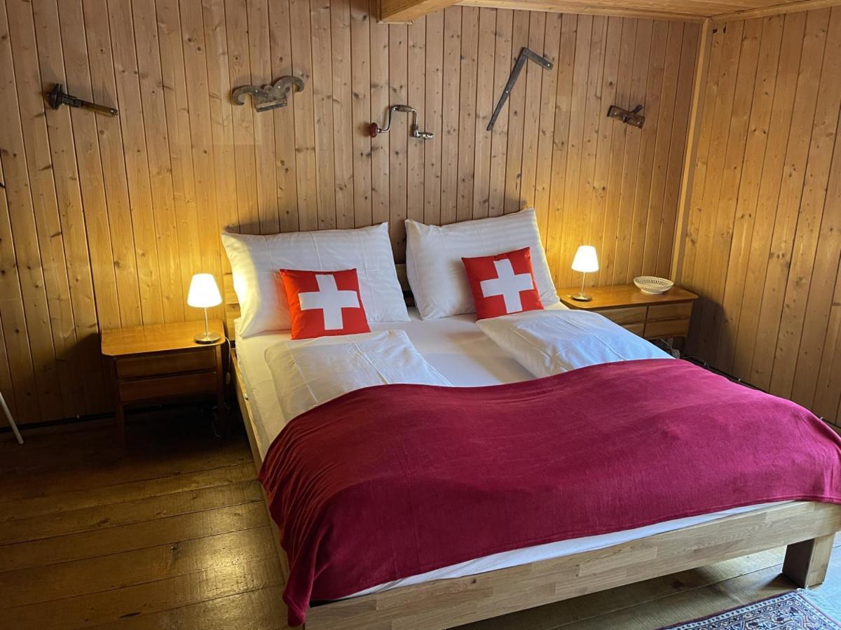 Swisshut Stunning Views Alps Lake - Chalet Erli Därligen Екстериор снимка
